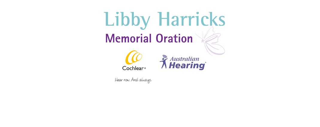 Libby Harricks Memorial Oration